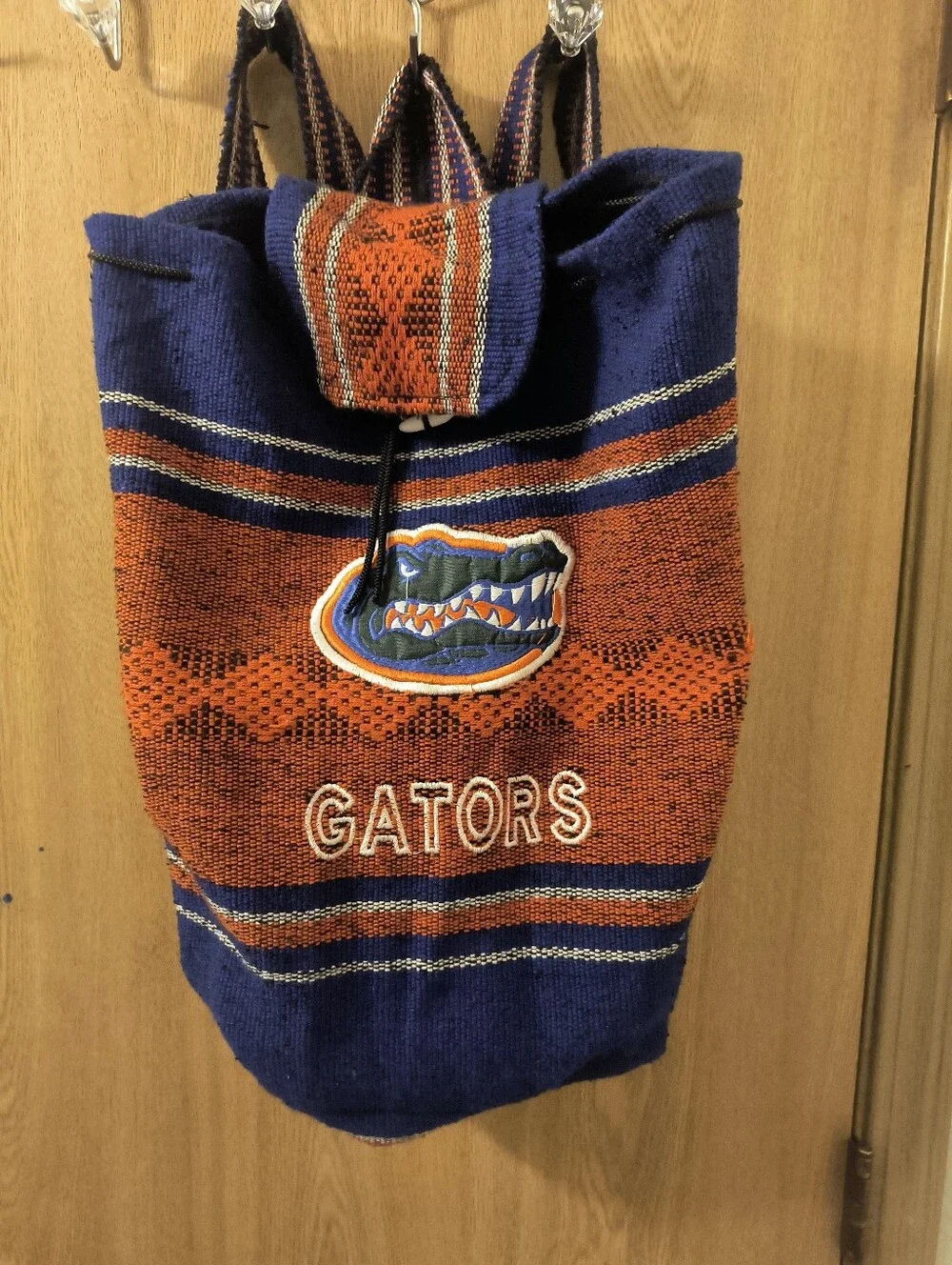 Vintage Florida Gators Woven Jerga Boho Backpack Gameday Rucksack NCAA